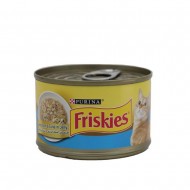 فريسكيس معلبات طعام قطط سمك الدنيس  مع لحم التونا  فى الجيلى   155 جرام